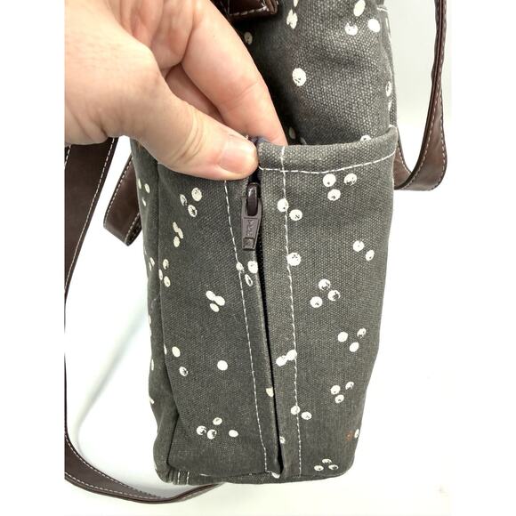 Maika Nochi Recycled Canvas Commuter Tote Bag Crossbody Strap Laptop Bag - Picture 6 of 16